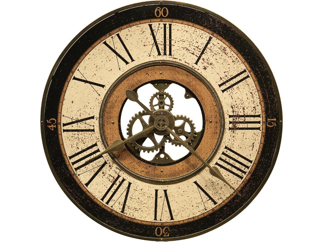 Howard Miller Wall Clock Brass Work 625542